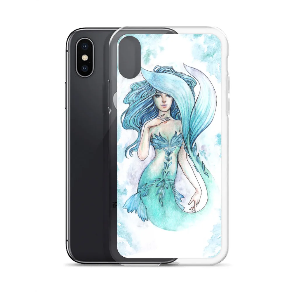 Teal Mermaid iPhone Case