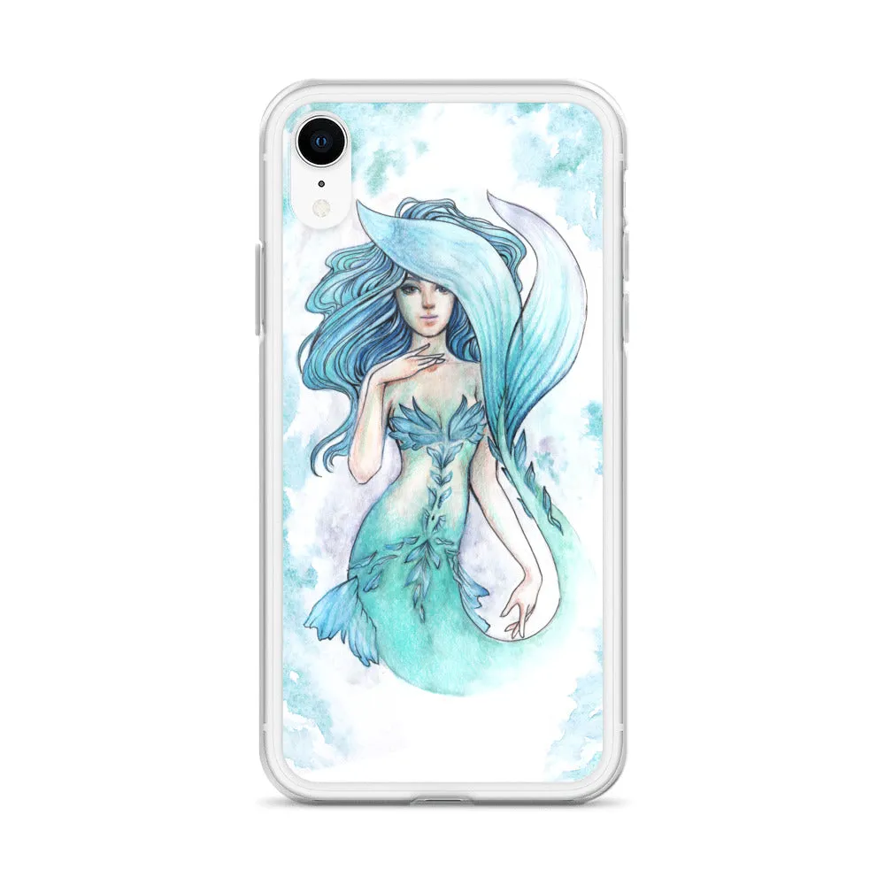Teal Mermaid iPhone Case
