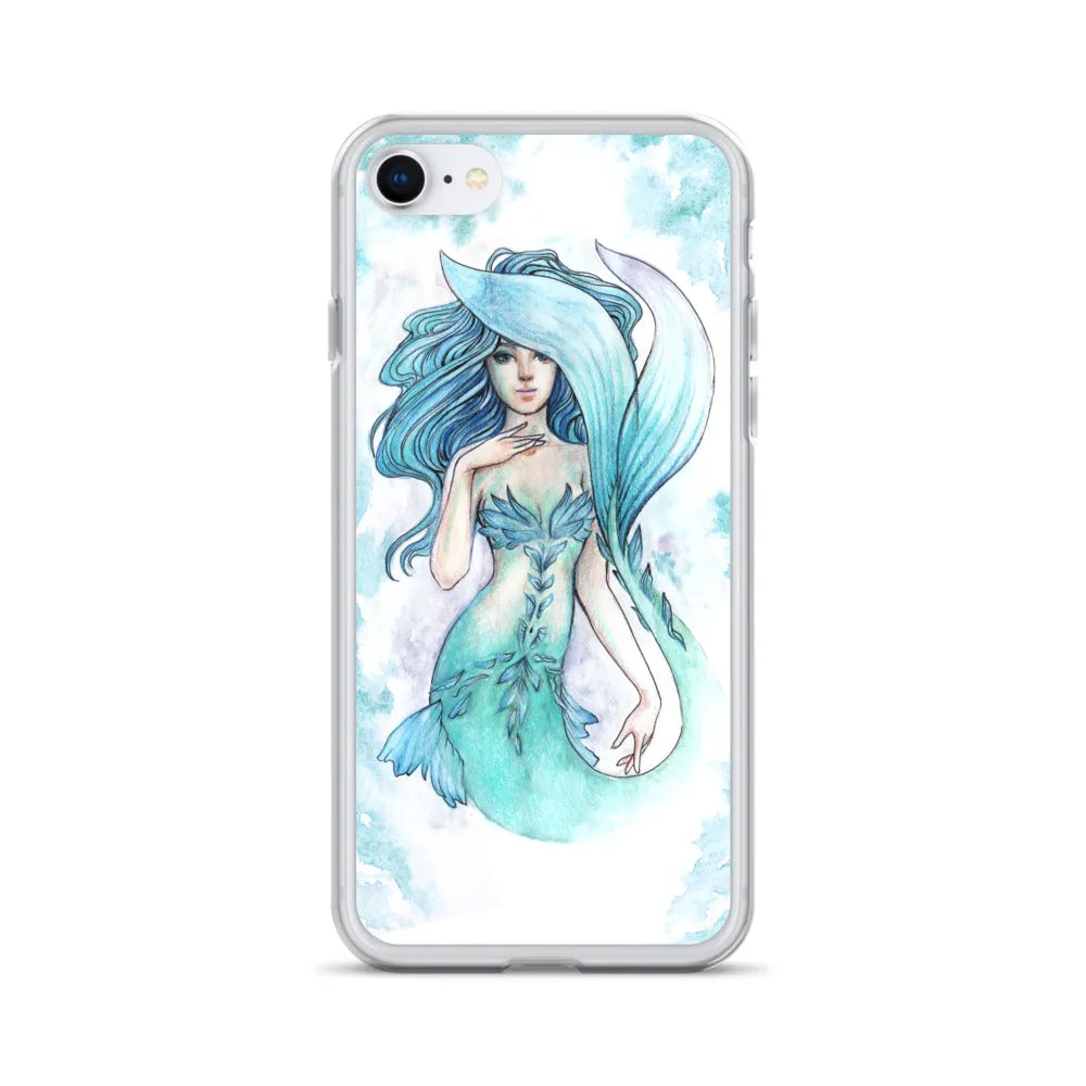 Teal Mermaid iPhone Case