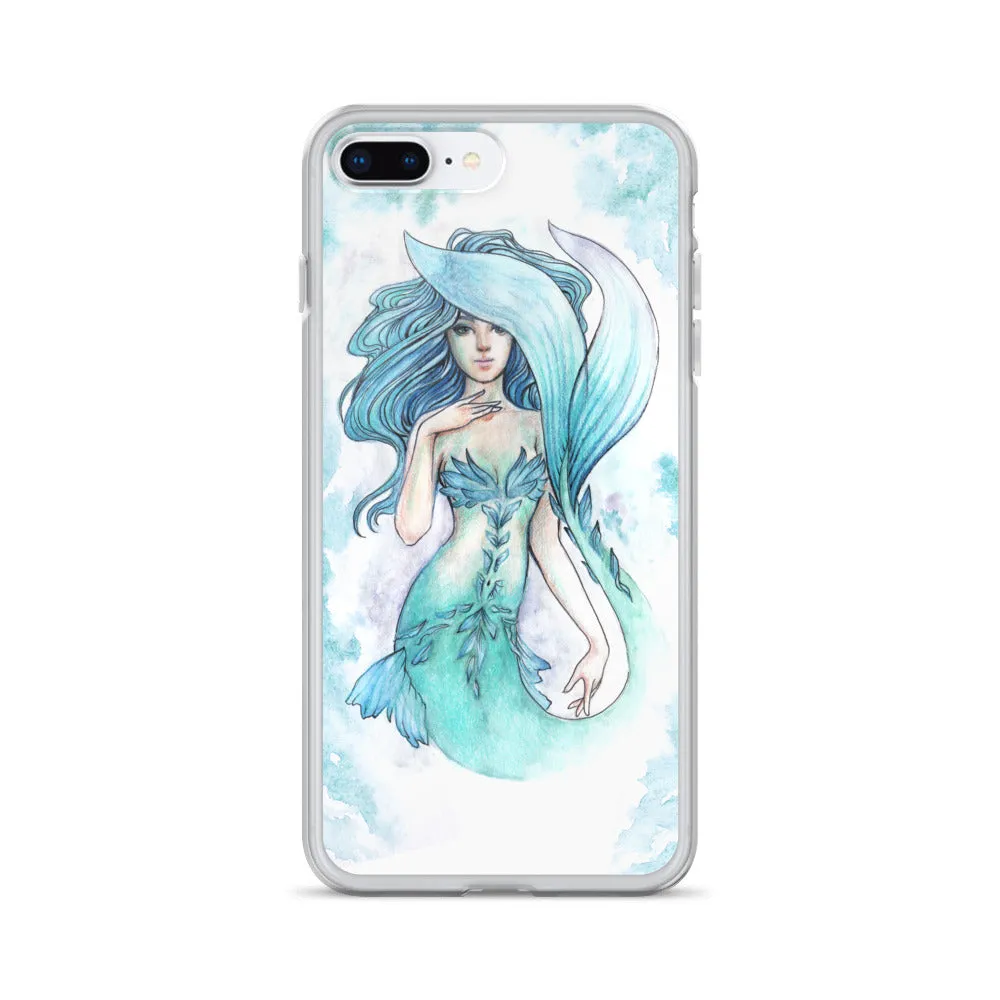 Teal Mermaid iPhone Case