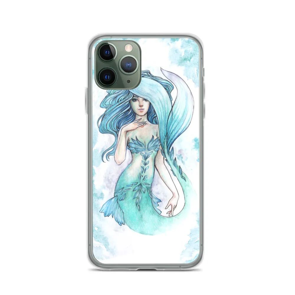 Teal Mermaid iPhone Case