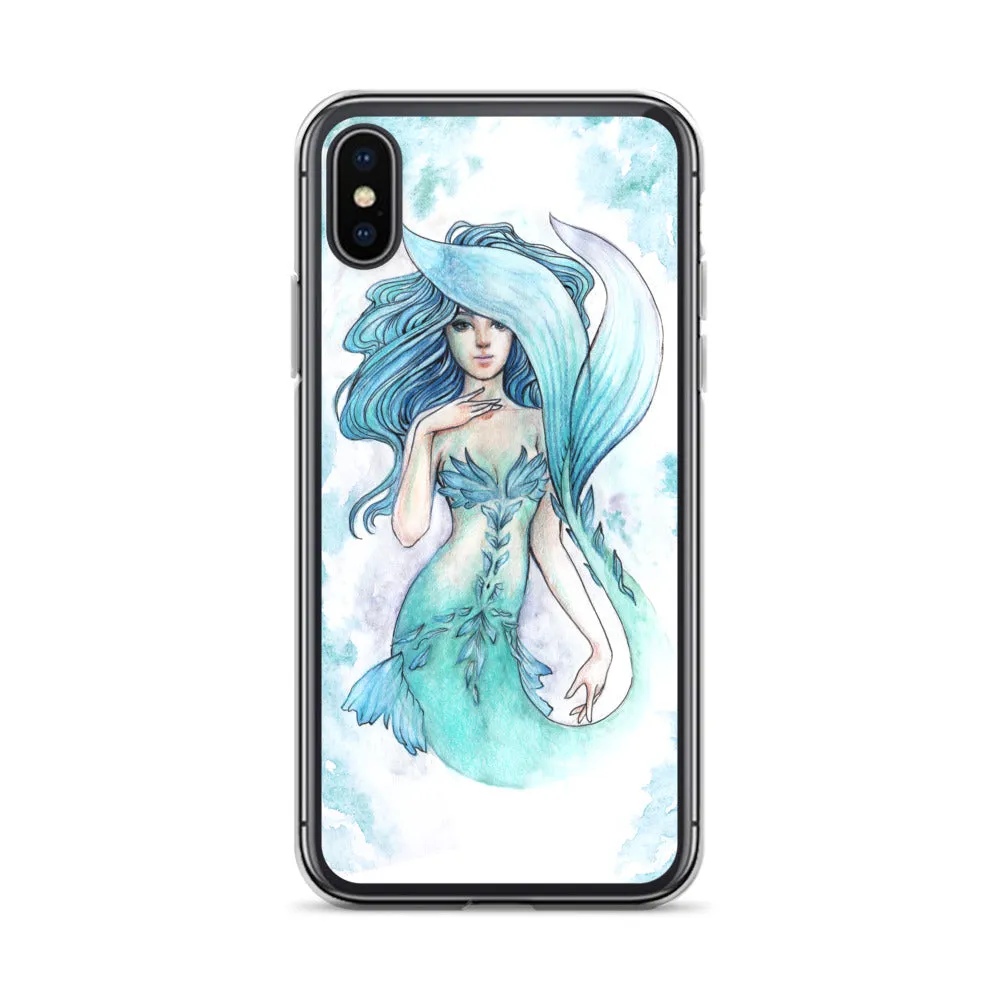 Teal Mermaid iPhone Case