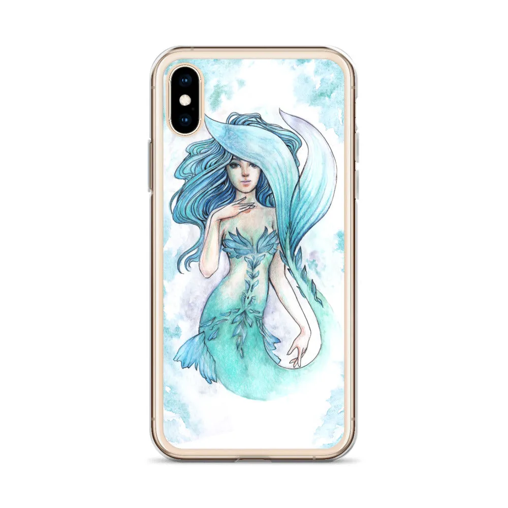 Teal Mermaid iPhone Case