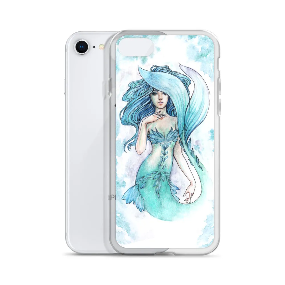 Teal Mermaid iPhone Case