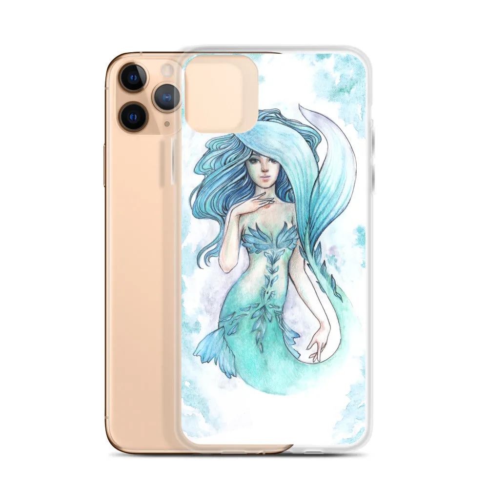 Teal Mermaid iPhone Case