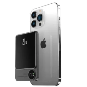 TUTT S11 ALL Metal/Glass  MagSafe Wireless Power Bank Portable Magnetic Charger, 10,000mAh PD 20W Ultra Fast Battery Pack With USB-C LED Display iPhone 16/15/14/13/12/Pro/Pro Max etc.