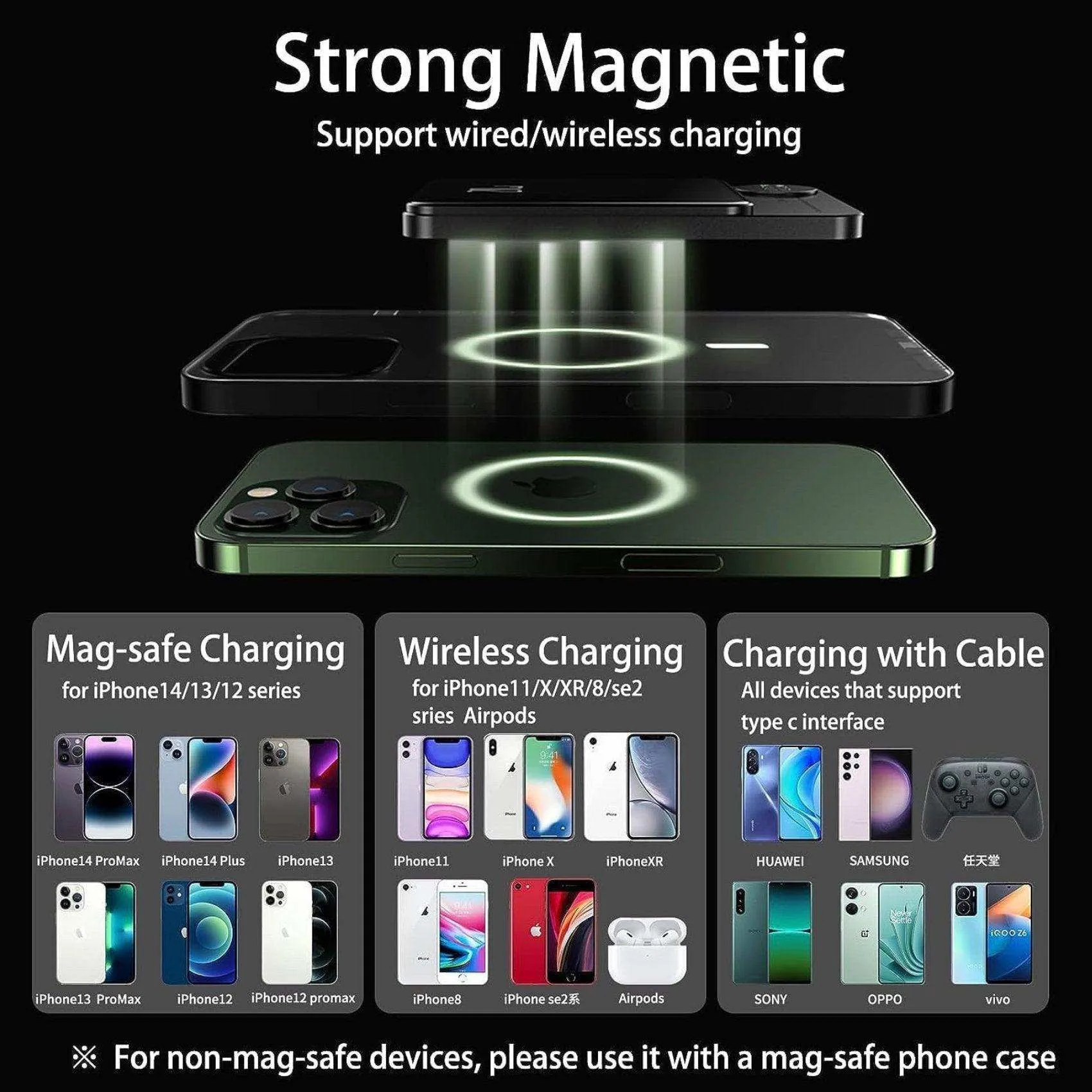 TUTT S11 ALL Metal/Glass  MagSafe Wireless Power Bank Portable Magnetic Charger, 10,000mAh PD 20W Ultra Fast Battery Pack With USB-C LED Display iPhone 16/15/14/13/12/Pro/Pro Max etc.