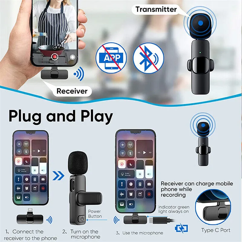 Type C Wireless Microphone V8