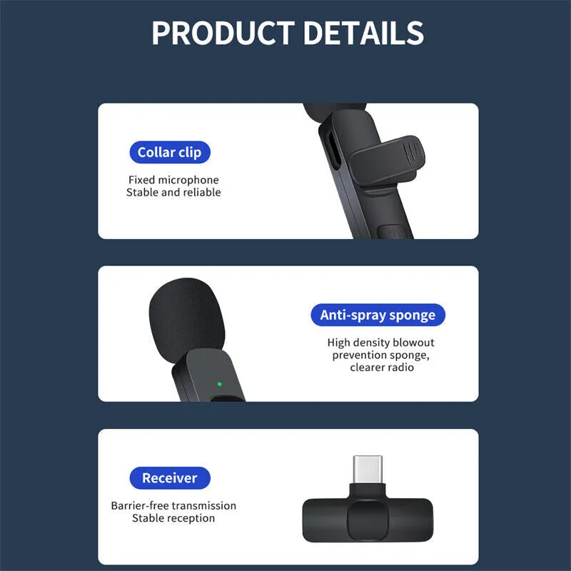 Type C Wireless Microphone V8