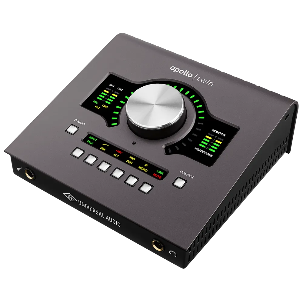 Universal Audio Apollo Twin MKII Heritage Edition 10x6 Thunderbolt Audio Interface