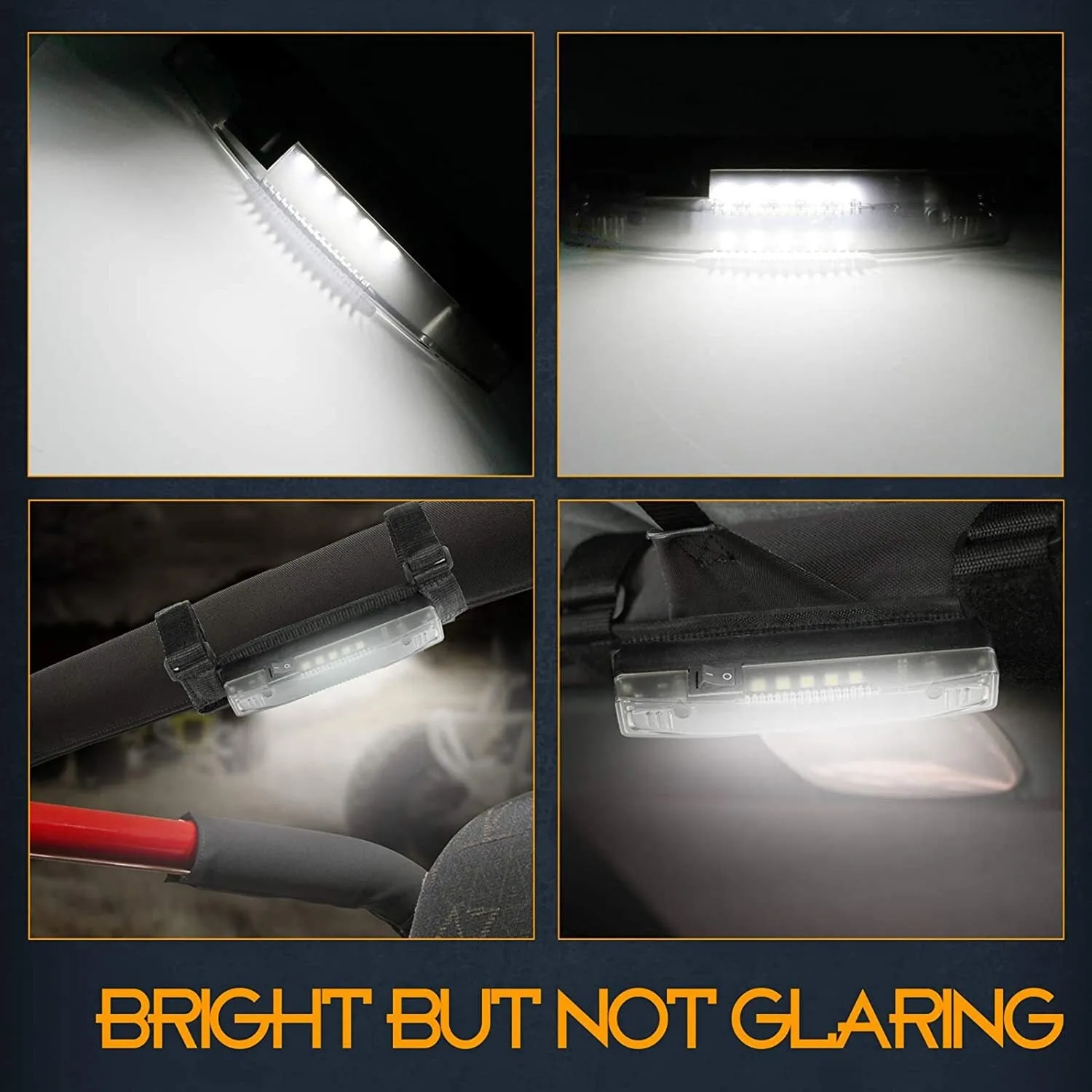 UTV Interior Light Universal Roll Bar Mount LED Light Utility