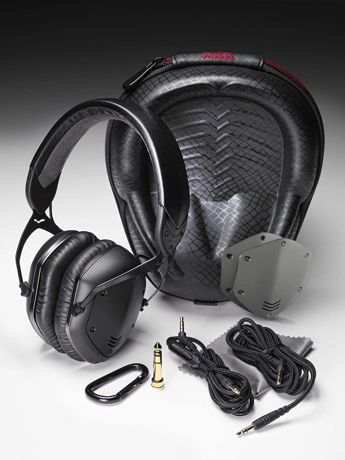 V-Moda Crossfade LP2 Over-Ear Noise Isolating Headphones  Matte Black Metal