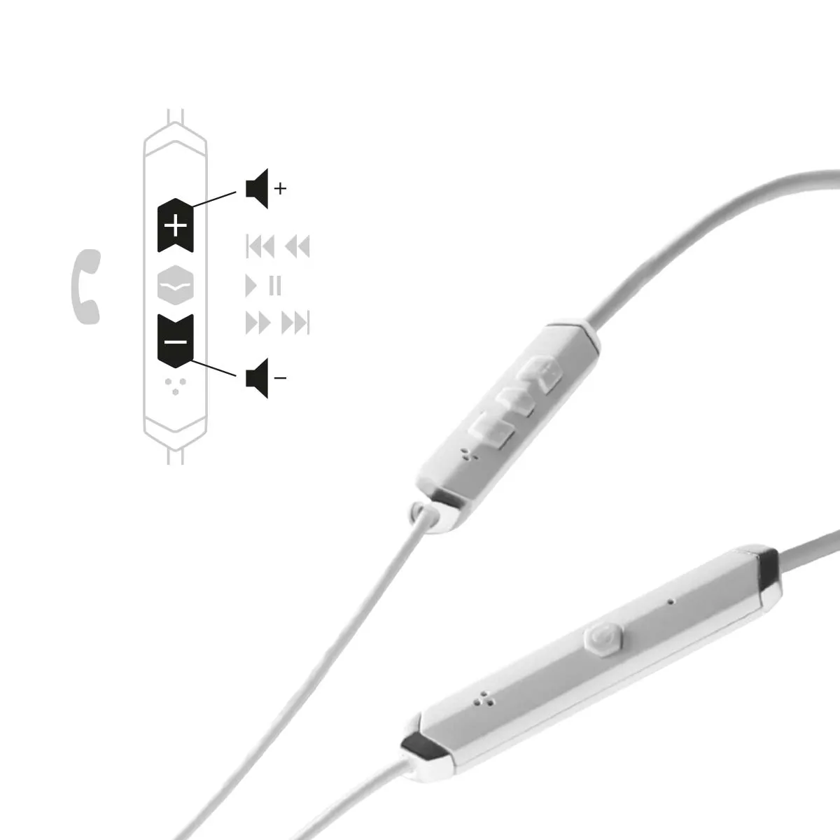 V-Moda Forza Metallo Silver Wireless