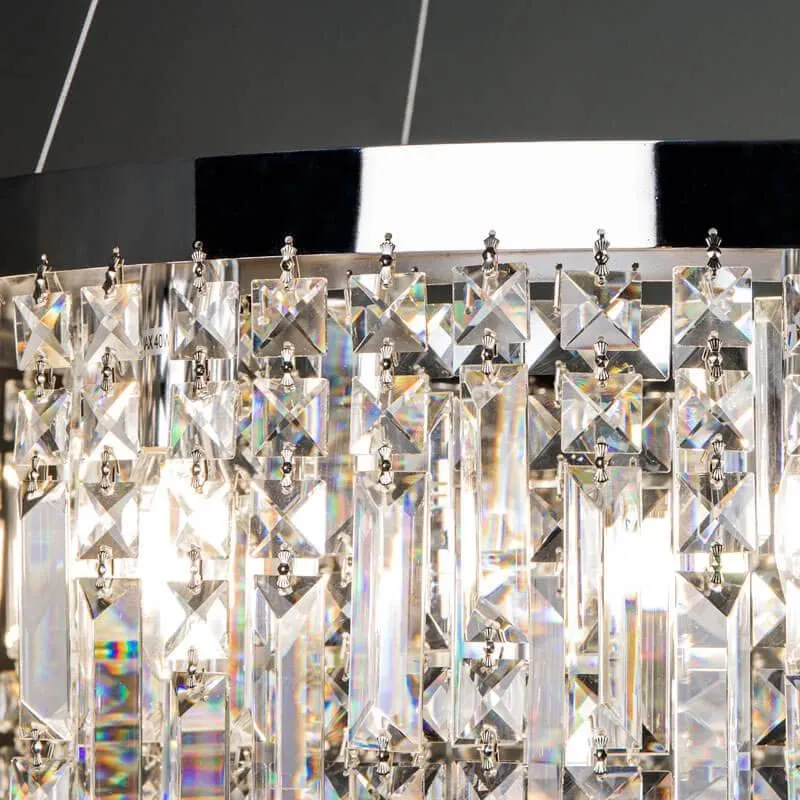 Wisconsin Round 8 Light Pendant Chrome Ceiling Light