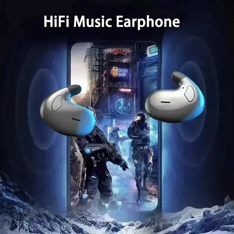 Xiaomi MD528 Sleep Invisible Earbuds Tiny Headphones Noise Cancelling Wireless Headsets Sports Stereo Bluetooth 5.3 Earphone