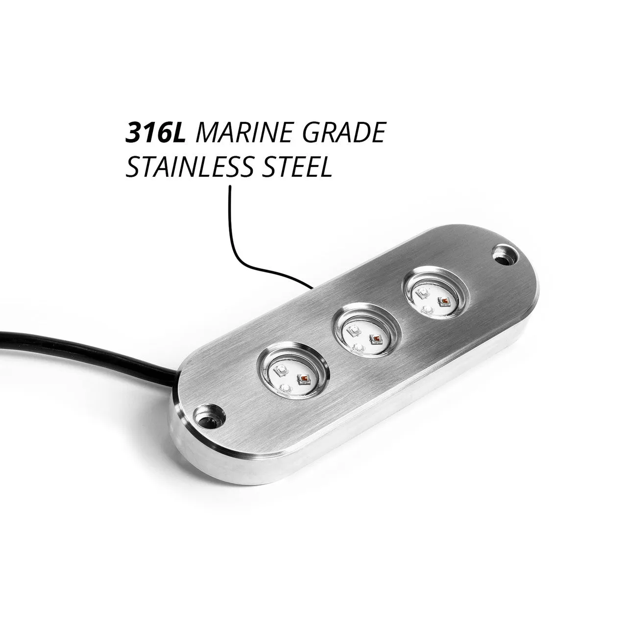 XKGlow RGB Led Underwater Light [27 watts] Boat Add-On
