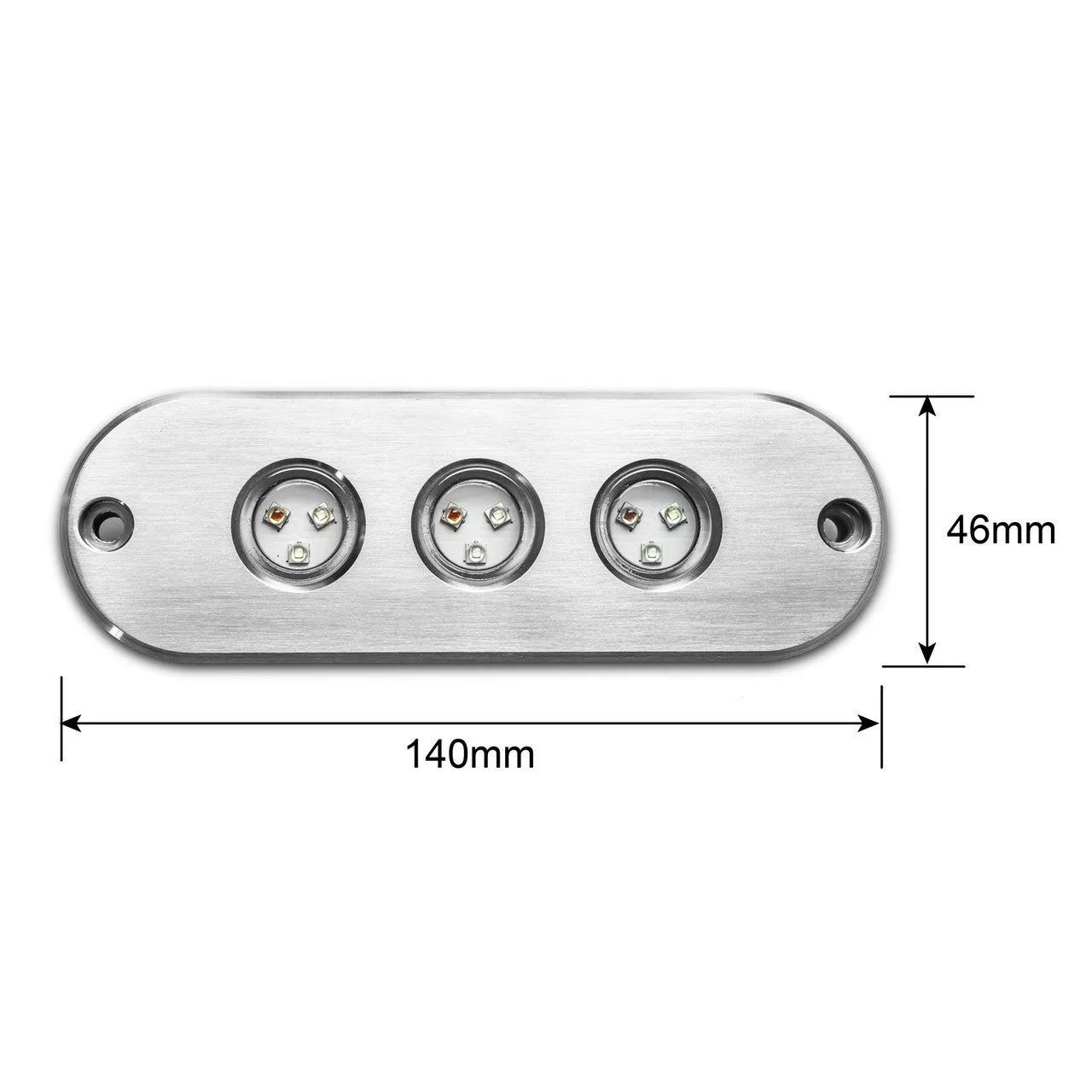 XKGlow RGB Led Underwater Light [27 watts] Boat Add-On