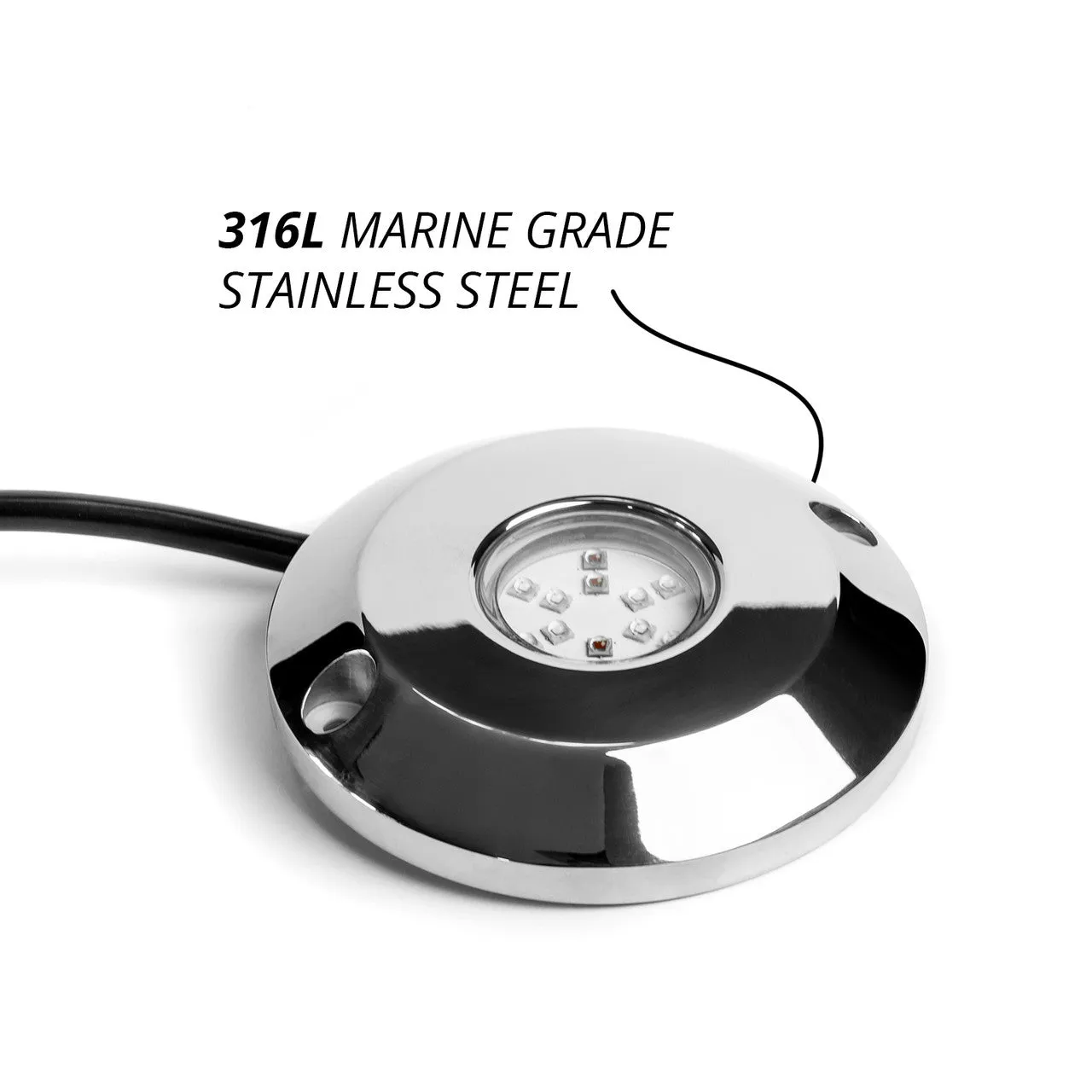 XKGlow RGB Led Underwater Light [48 Watts] Boat Add-On