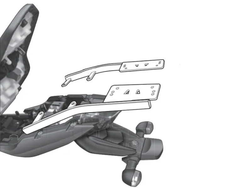 Yamaha Diversion XJ6 ABS (09-16) SHAD Top Box Fitting Kit