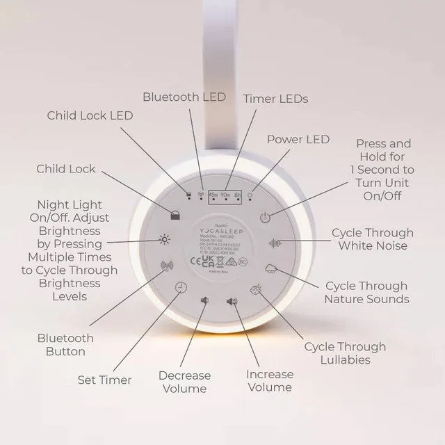 Yogasleep Hushh  Portable White Noise Machine For Baby